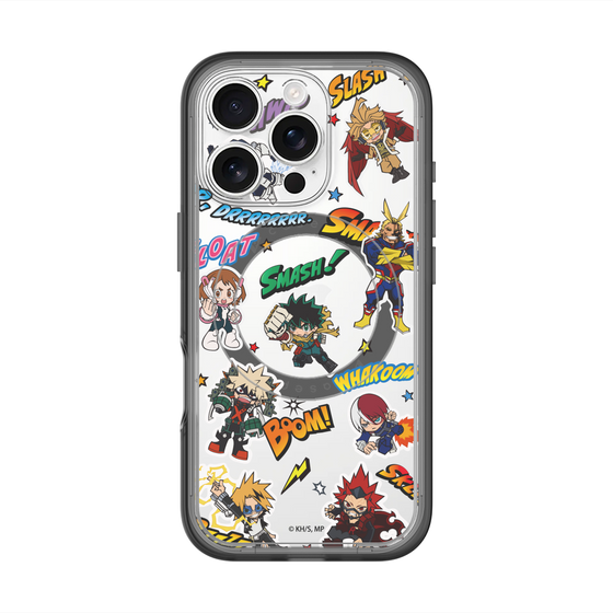 スリムプロテクションプレミアムケース with MagSafe［ 僕のヒーローアカデミア - アメコミ ］