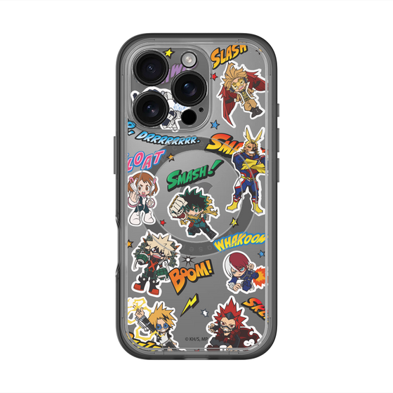 スリムプロテクションプレミアムケース with MagSafe［ 僕のヒーローアカデミア - アメコミ ］