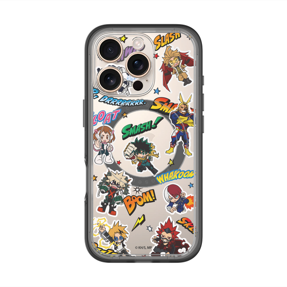 スリムプロテクションプレミアムケース with MagSafe［ 僕のヒーローアカデミア - アメコミ ］