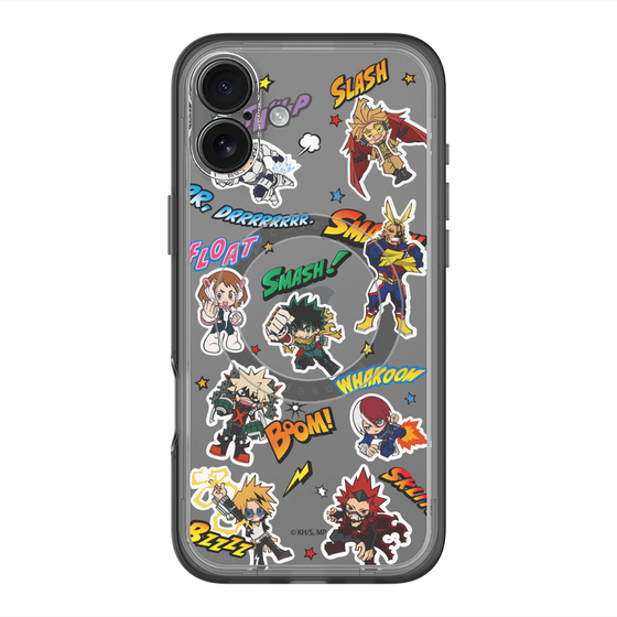 スリムプロテクションプレミアムケース with MagSafe［ 僕のヒーローアカデミア - アメコミ ］