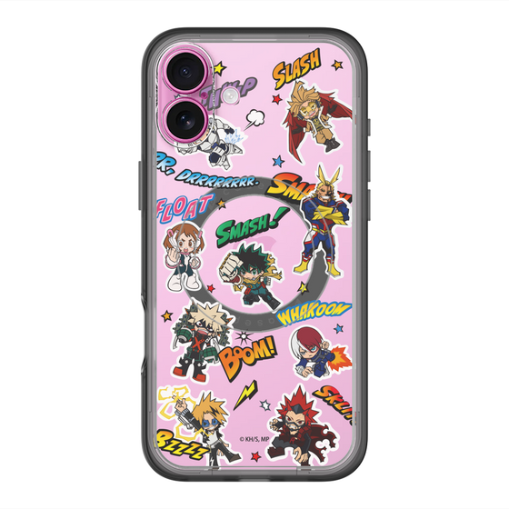 スリムプロテクションプレミアムケース with MagSafe［ 僕のヒーローアカデミア - アメコミ ］