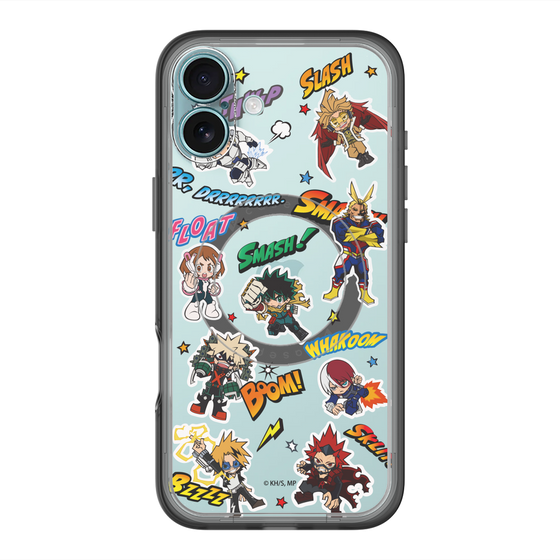 スリムプロテクションプレミアムケース with MagSafe［ 僕のヒーローアカデミア - アメコミ ］