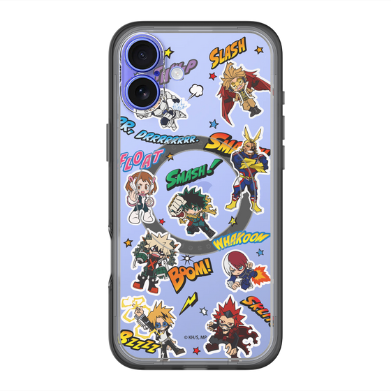 スリムプロテクションプレミアムケース with MagSafe［ 僕のヒーローアカデミア - アメコミ ］