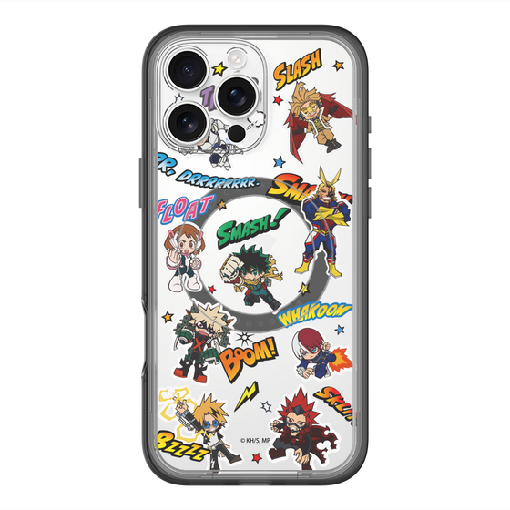 スリムプロテクションプレミアムケース with MagSafe［ 僕のヒーローアカデミア - アメコミ ］