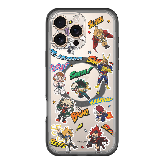 スリムプロテクションプレミアムケース with MagSafe［ 僕のヒーローアカデミア - アメコミ ］