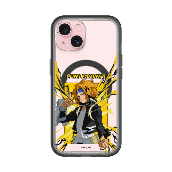 スリムプロテクションプレミアムケース with MagSafe［ 僕のヒーローアカデミア - ポップ - 上鳴 電気 ］