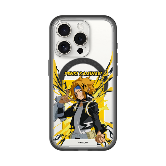 スリムプロテクションプレミアムケース with MagSafe［ 僕のヒーローアカデミア - ポップ - 上鳴 電気 ］