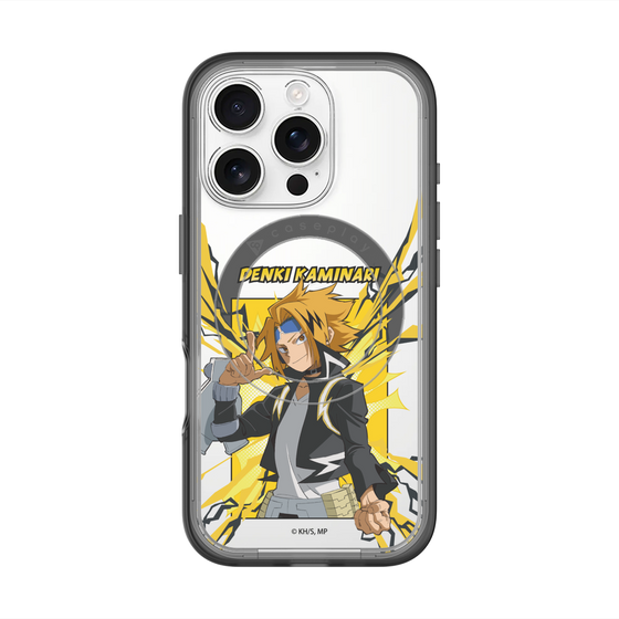 スリムプロテクションプレミアムケース with MagSafe［ 僕のヒーローアカデミア - ポップ - 上鳴 電気 ］