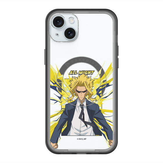 スリムプロテクションプレミアムケース with MagSafe［ 僕のヒーローアカデミア - ポップ -オールマイト ］