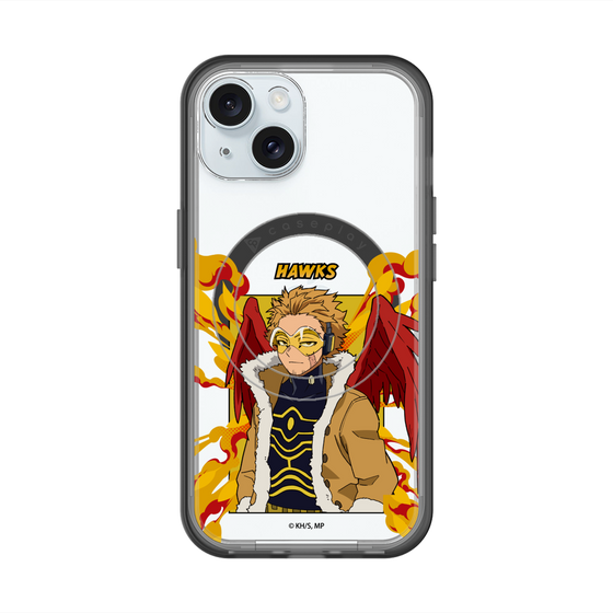 スリムプロテクションプレミアムケース with MagSafe［ 僕のヒーローアカデミア - ポップ - ホークス ］