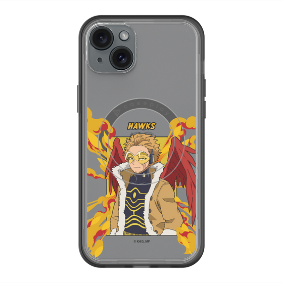 スリムプロテクションプレミアムケース with MagSafe［ 僕のヒーローアカデミア - ポップ - ホークス ］