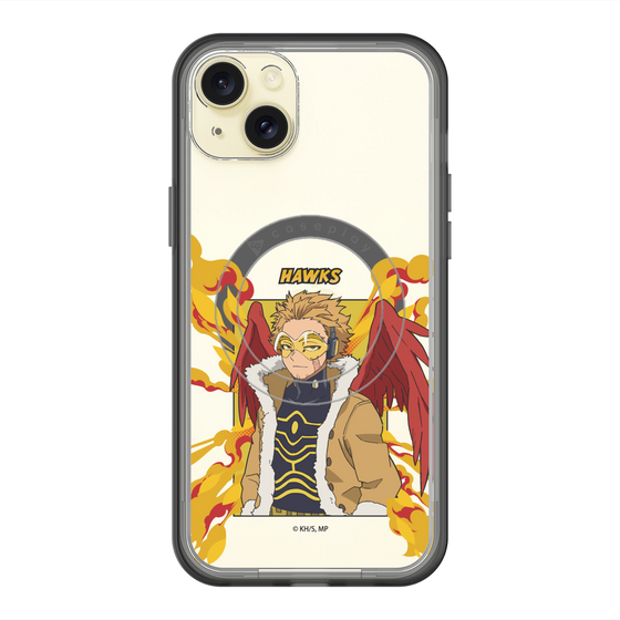 スリムプロテクションプレミアムケース with MagSafe［ 僕のヒーローアカデミア - ポップ - ホークス ］