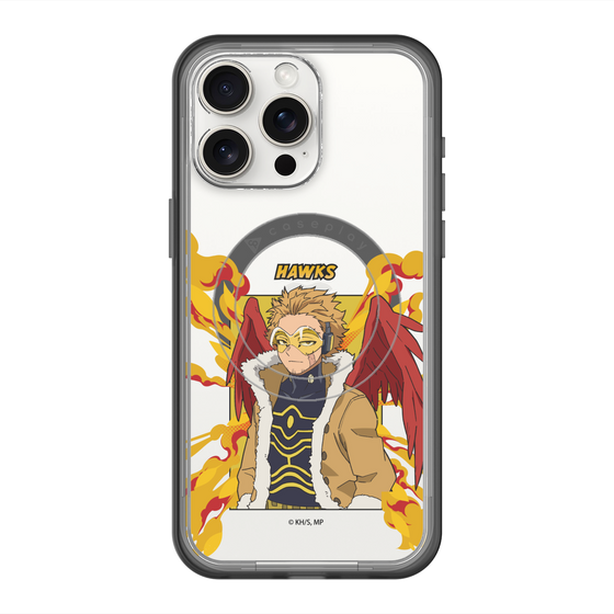 スリムプロテクションプレミアムケース with MagSafe［ 僕のヒーローアカデミア - ポップ - ホークス ］