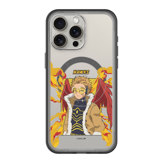 スリムプロテクションプレミアムケース with MagSafe［ 僕のヒーローアカデミア - ポップ - ホークス ］