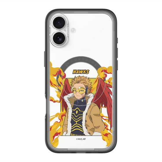 スリムプロテクションプレミアムケース with MagSafe［ 僕のヒーローアカデミア - ポップ - ホークス ］