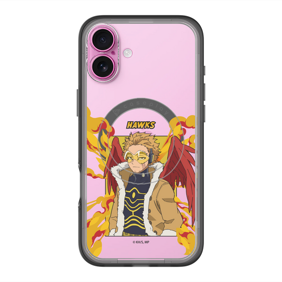 スリムプロテクションプレミアムケース with MagSafe［ 僕のヒーローアカデミア - ポップ - ホークス ］