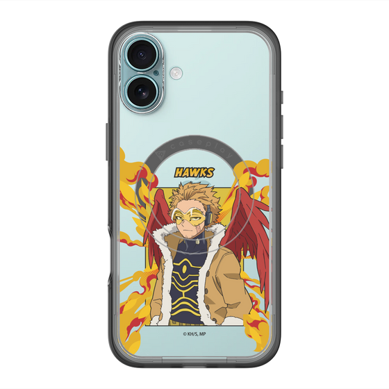 スリムプロテクションプレミアムケース with MagSafe［ 僕のヒーローアカデミア - ポップ - ホークス ］