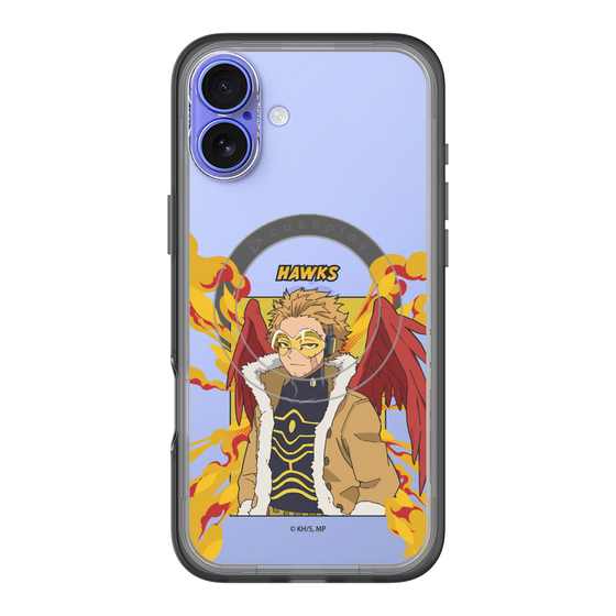 スリムプロテクションプレミアムケース with MagSafe［ 僕のヒーローアカデミア - ポップ - ホークス ］