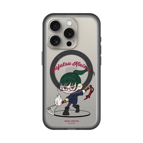 スリムプロテクションプレミアムケース with MagSafe［ 呪術廻戦 - ミニキャラ - 禪院 真希 ］