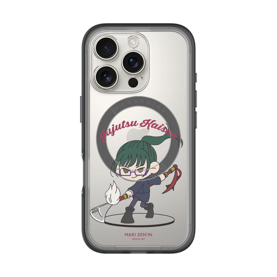 スリムプロテクションプレミアムケース with MagSafe［ 呪術廻戦 - ミニキャラ - 禪院 真希 ］