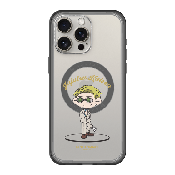 スリムプロテクションプレミアムケース with MagSafe［ 呪術廻戦 - ミニキャラ - 七海 建人 ］