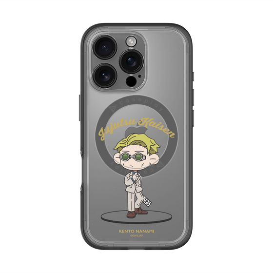 スリムプロテクションプレミアムケース with MagSafe［ 呪術廻戦 - ミニキャラ - 七海 建人 ］