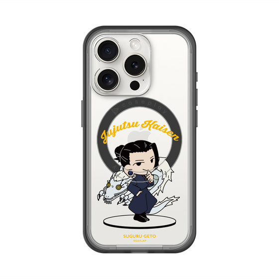 スリムプロテクションプレミアムケース with MagSafe［ 呪術廻戦 - ミニキャラ - 夏油 傑（懐玉・玉折） ］