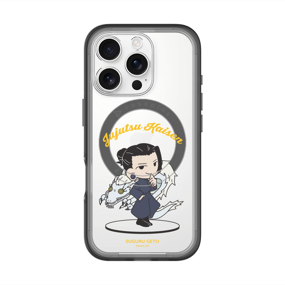 スリムプロテクションプレミアムケース with MagSafe［ 呪術廻戦 - ミニキャラ - 夏油 傑（懐玉・玉折） ］