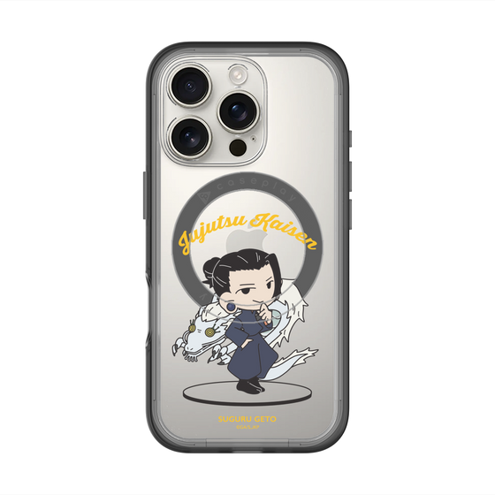 スリムプロテクションプレミアムケース with MagSafe［ 呪術廻戦 - ミニキャラ - 夏油 傑（懐玉・玉折） ］