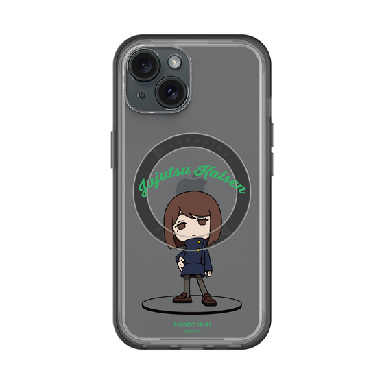 スリムプロテクションプレミアムケース with MagSafe［ 呪術廻戦 - ミニキャラ - 家入 硝子（懐玉・玉折） ］