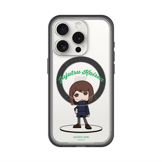 スリムプロテクションプレミアムケース with MagSafe［ 呪術廻戦 - ミニキャラ - 家入 硝子（懐玉・玉折） ］