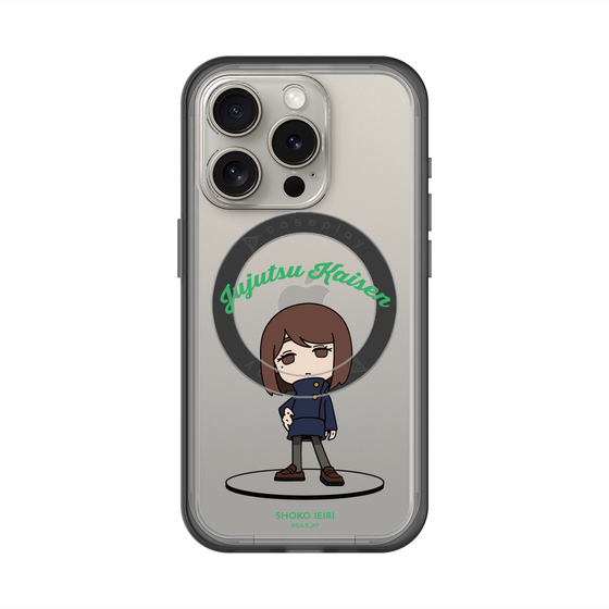 スリムプロテクションプレミアムケース with MagSafe［ 呪術廻戦 - ミニキャラ - 家入 硝子（懐玉・玉折） ］