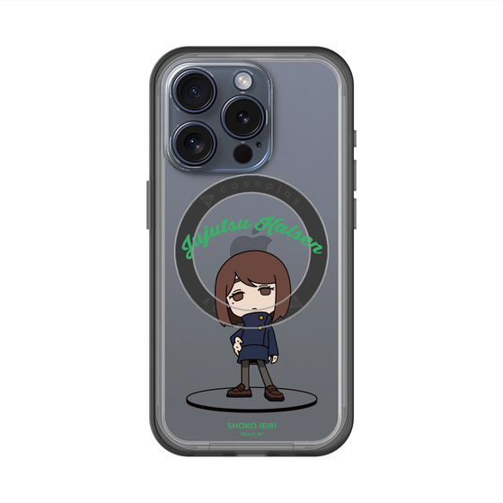 スリムプロテクションプレミアムケース with MagSafe［ 呪術廻戦 - ミニキャラ - 家入 硝子（懐玉・玉折） ］
