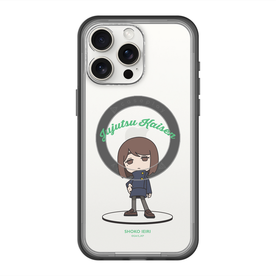 スリムプロテクションプレミアムケース with MagSafe［ 呪術廻戦 - ミニキャラ - 家入 硝子（懐玉・玉折） ］