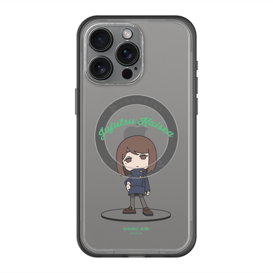 スリムプロテクションプレミアムケース with MagSafe［ 呪術廻戦 - ミニキャラ - 家入 硝子（懐玉・玉折） ］