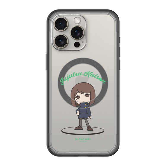 スリムプロテクションプレミアムケース with MagSafe［ 呪術廻戦 - ミニキャラ - 家入 硝子（懐玉・玉折） ］
