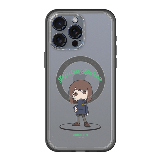 スリムプロテクションプレミアムケース with MagSafe［ 呪術廻戦 - ミニキャラ - 家入 硝子（懐玉・玉折） ］