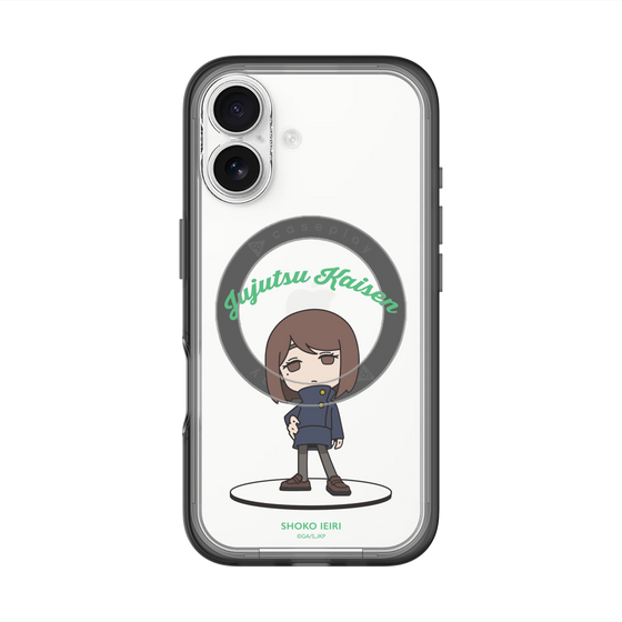 スリムプロテクションプレミアムケース with MagSafe［ 呪術廻戦 - ミニキャラ - 家入 硝子（懐玉・玉折） ］