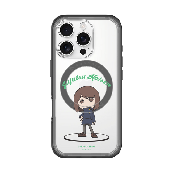 スリムプロテクションプレミアムケース with MagSafe［ 呪術廻戦 - ミニキャラ - 家入 硝子（懐玉・玉折） ］