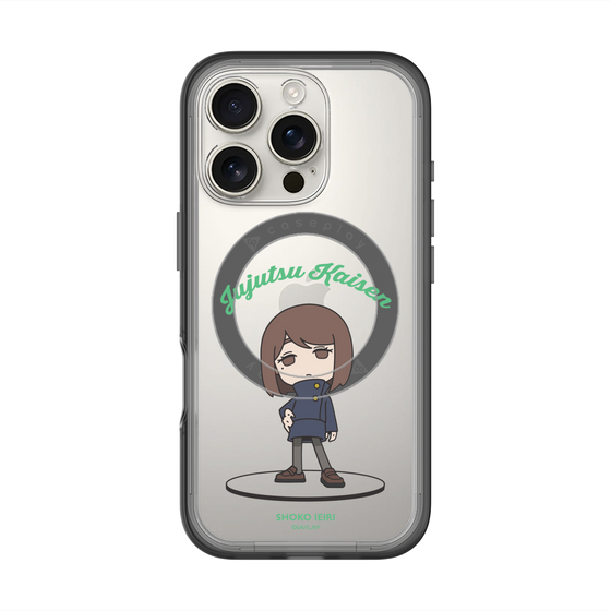 スリムプロテクションプレミアムケース with MagSafe［ 呪術廻戦 - ミニキャラ - 家入 硝子（懐玉・玉折） ］