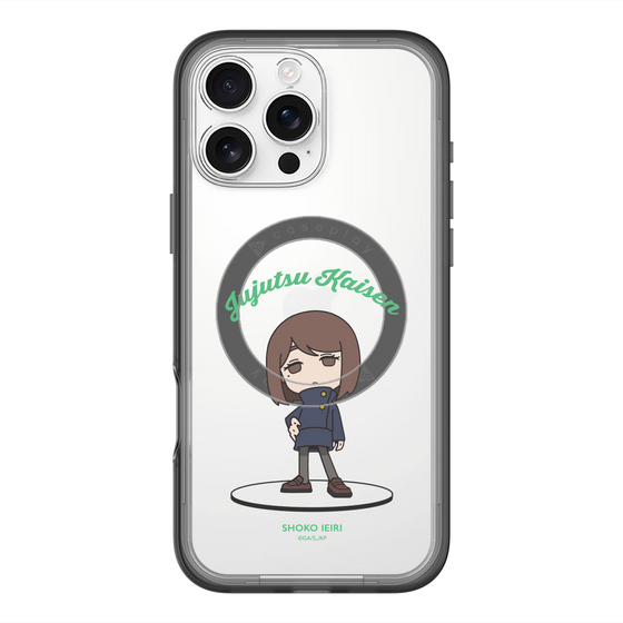 スリムプロテクションプレミアムケース with MagSafe［ 呪術廻戦 - ミニキャラ - 家入 硝子（懐玉・玉折） ］