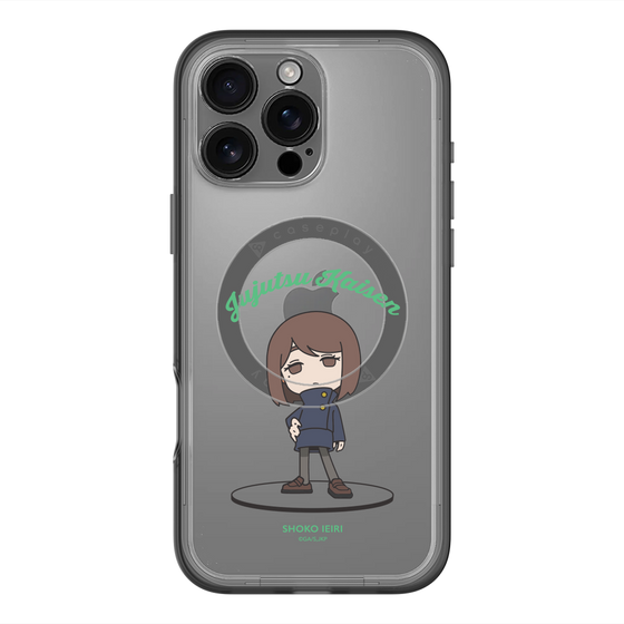 スリムプロテクションプレミアムケース with MagSafe［ 呪術廻戦 - ミニキャラ - 家入 硝子（懐玉・玉折） ］