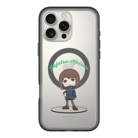 スリムプロテクションプレミアムケース with MagSafe［ 呪術廻戦 - ミニキャラ - 家入 硝子（懐玉・玉折） ］