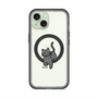 スリムプロテクションプレミアムケース with MagSafe［ オリジナル - CASEPLAYネコ - black ］