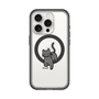 スリムプロテクションプレミアムケース with MagSafe［ オリジナル - CASEPLAYネコ - black ］