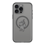 スリムプロテクションプレミアムケース with MagSafe［ オリジナル - CASEPLAYネコ - black ］