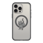 スリムプロテクションプレミアムケース with MagSafe［ オリジナル - CASEPLAYネコ - black ］