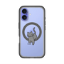 スリムプロテクションプレミアムケース with MagSafe［ オリジナル - CASEPLAYネコ - black ］