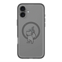 スリムプロテクションプレミアムケース with MagSafe［ オリジナル - CASEPLAYネコ - black ］