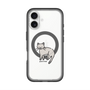 スリムプロテクションプレミアムケース with MagSafe［ オリジナル - CASEPLAYネコ - pointed ］